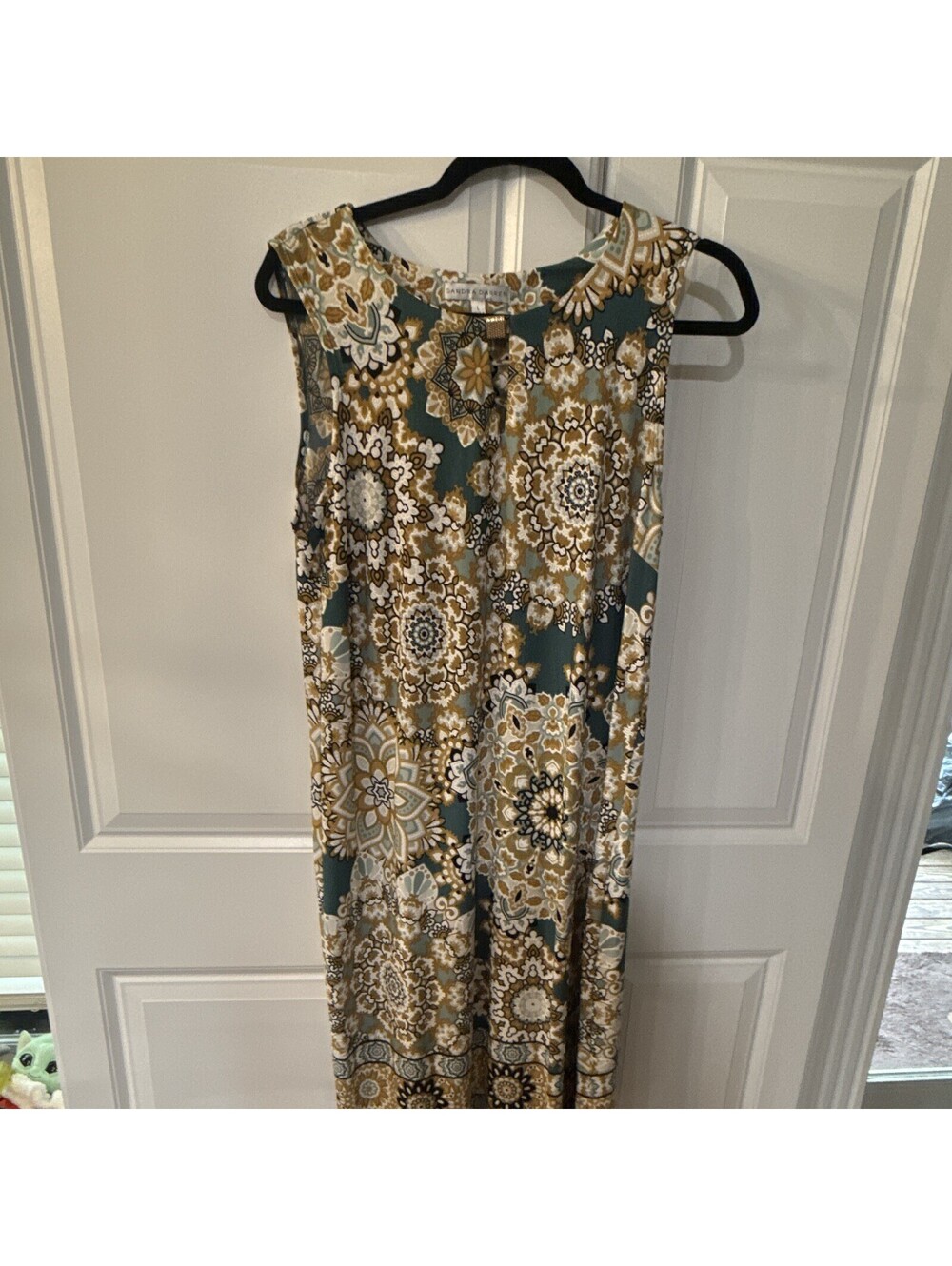 Sandra Darren Sleeveless Dress Size Large
